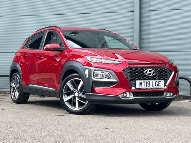 Hyundai Kona 1.0T GDi Blue Drive Premium SE 5dr Hatchback Petrol Red