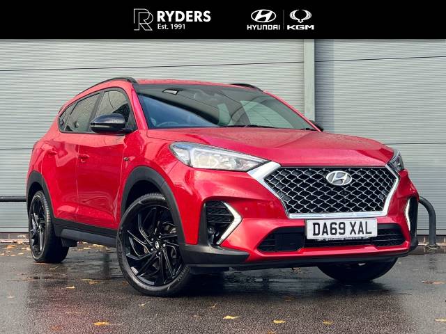 Hyundai TUCSON 1.6 TGDi 177 N Line 5dr 2WD Estate Petrol Red
