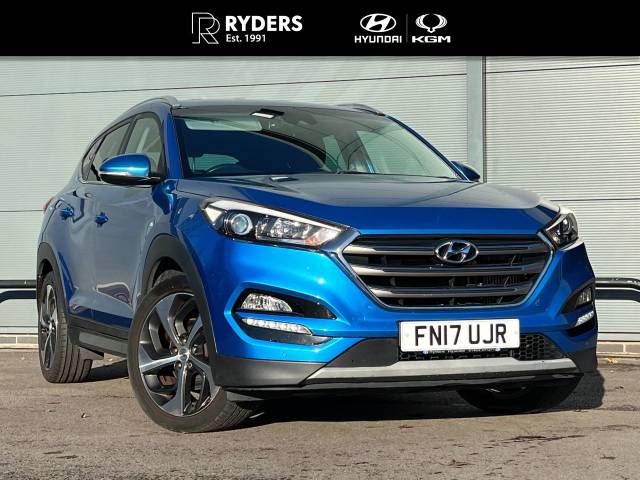 Hyundai TUCSON 2.0 CRDi Premium 5dr Auto Estate Diesel Blue
