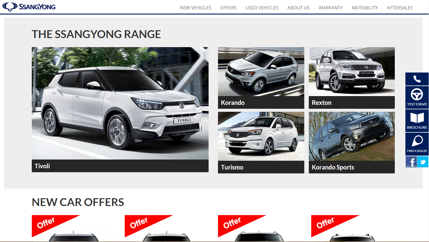 Autoweb Design are First Choice for SsangYong